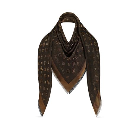 louis vuitton sjaal beige|louis vuitton shawl and stoles.